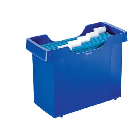 Portacartelle sospese Leitz Mini File Plus in polistirolo A4 blu 19930335